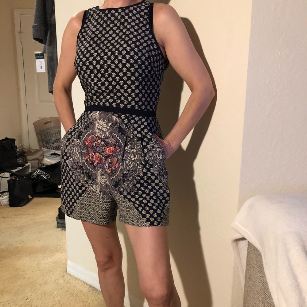 Printed Romper